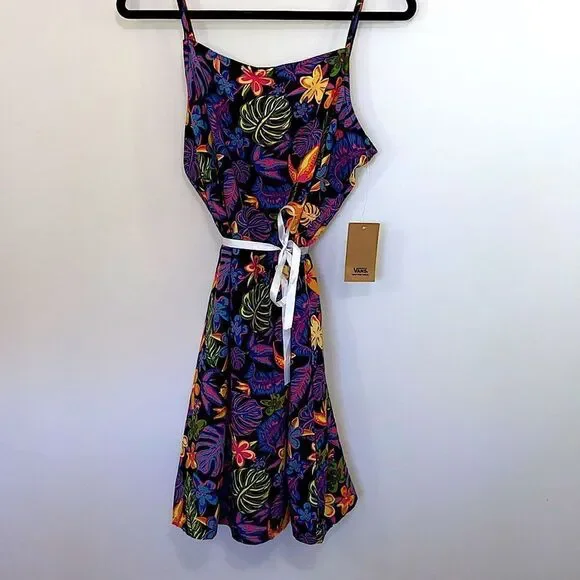 Vans Dress Triopical Print Pullover Summer Sheath Sz XL New With Tags - Picture 4 of 7